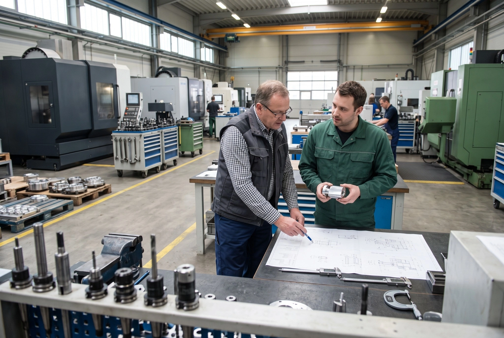 Technical discussion on the shop floor